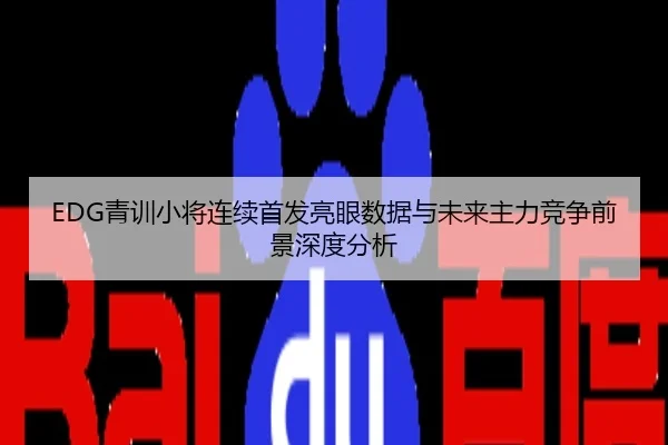 EDG青训小将连续首发亮眼数据与未来主力竞争前景深度分析（wm）